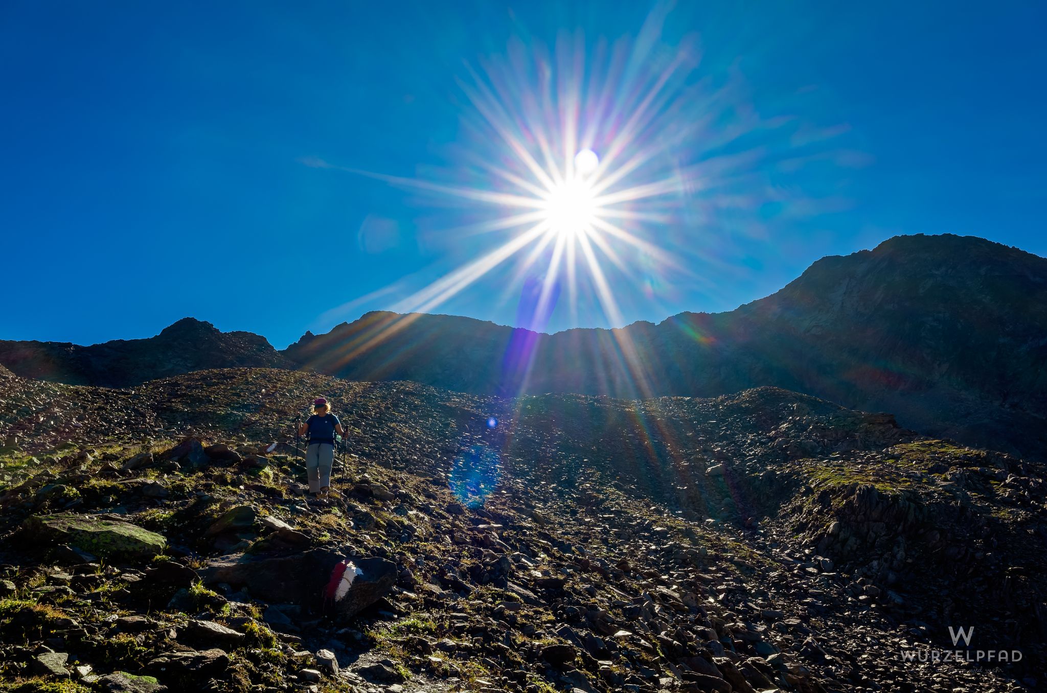 Abstieg vom Berger Törl zur Bergerseehütte